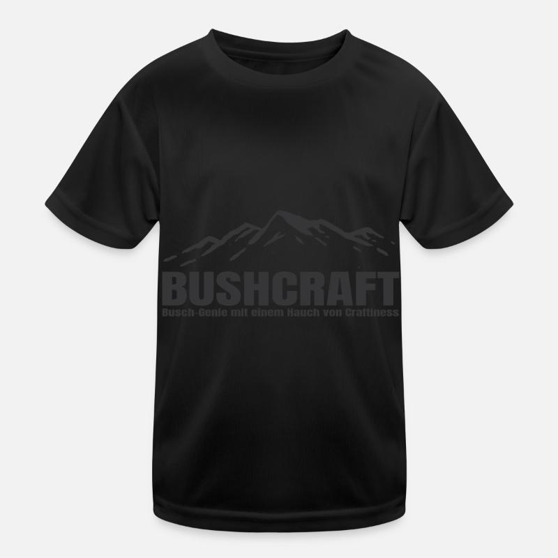 Bushcraft - Le génie de la brousse avec une touche de bricolage T-shirt sport Enfant