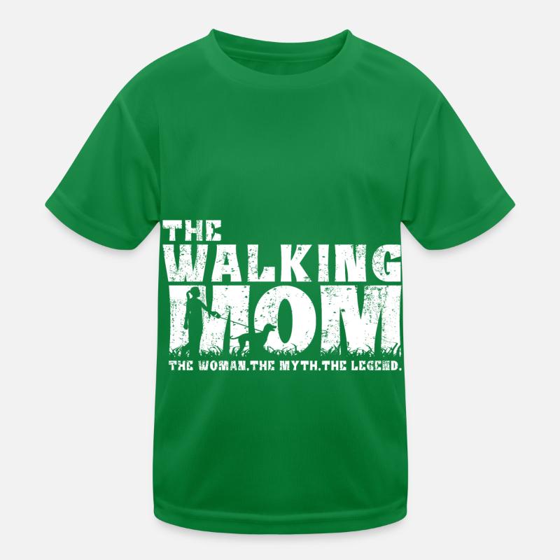 Weimaraner Hunde Mama Walking Mom lustig Kinder Funktions-T-Shirt