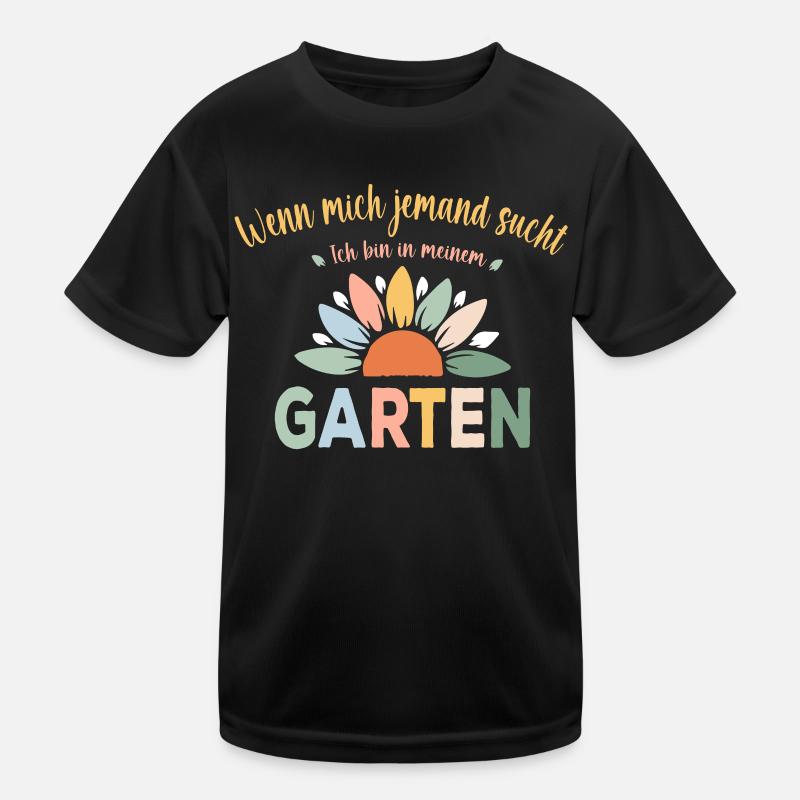 Garten Gärtnerin Gartenarbeit Gartenbau Beet Kinder Funktions-T-Shirt
