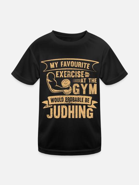 Musculation Bodybuilder Pompes Gym Fitness Training - T-shirt sport Enfant - noir - Devant