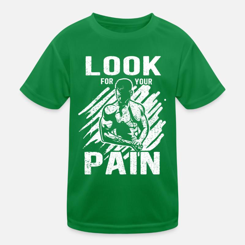 Hantel Training Kraftsport Muskel Bodybuilder Kinder Funktions-T-Shirt