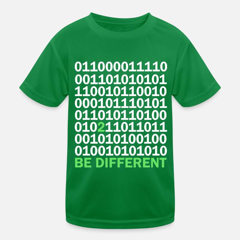 Le code binaire est différent T-shirt sport Enfant