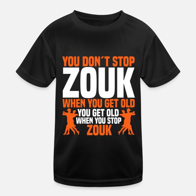 Zouk - Brazilian Dance Course Teacher Kids Functional T-Shirt