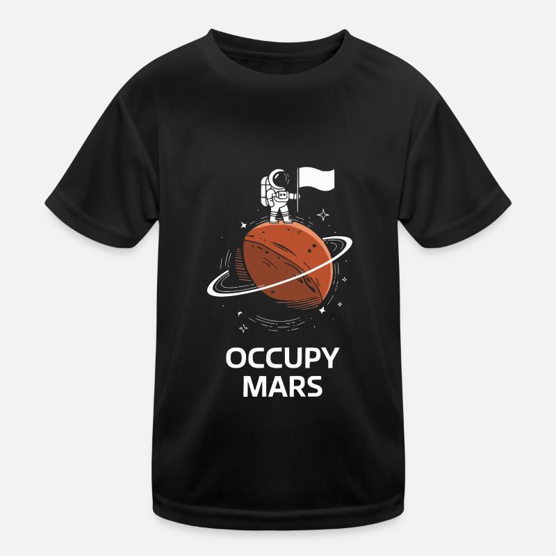 Occupy Mars - Mars Settlement and Exploration Kids Functional T-Shirt