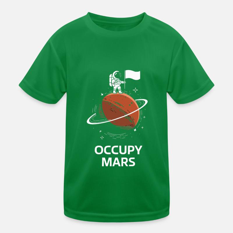 Occupy Mars - Mars Settlement and Exploration Kids Functional T-Shirt