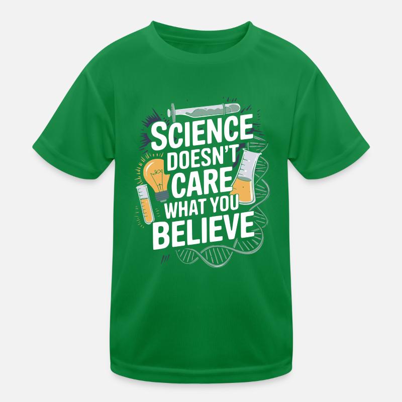 Science, Research and Atheists Proverbs Kids Functional T-Shirt