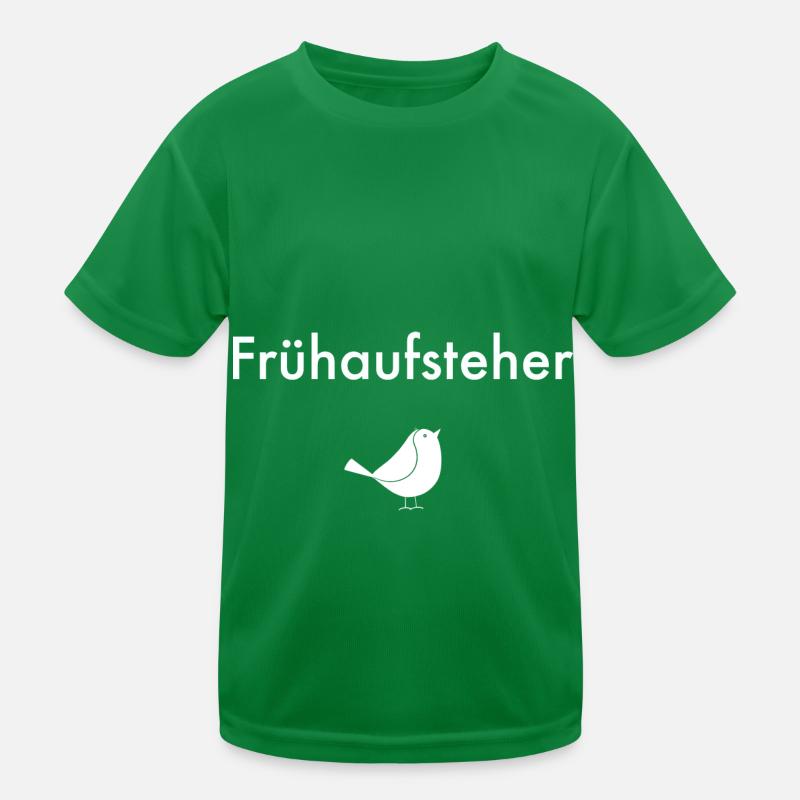 Frühaufsteher Kinder Funktions-T-Shirt