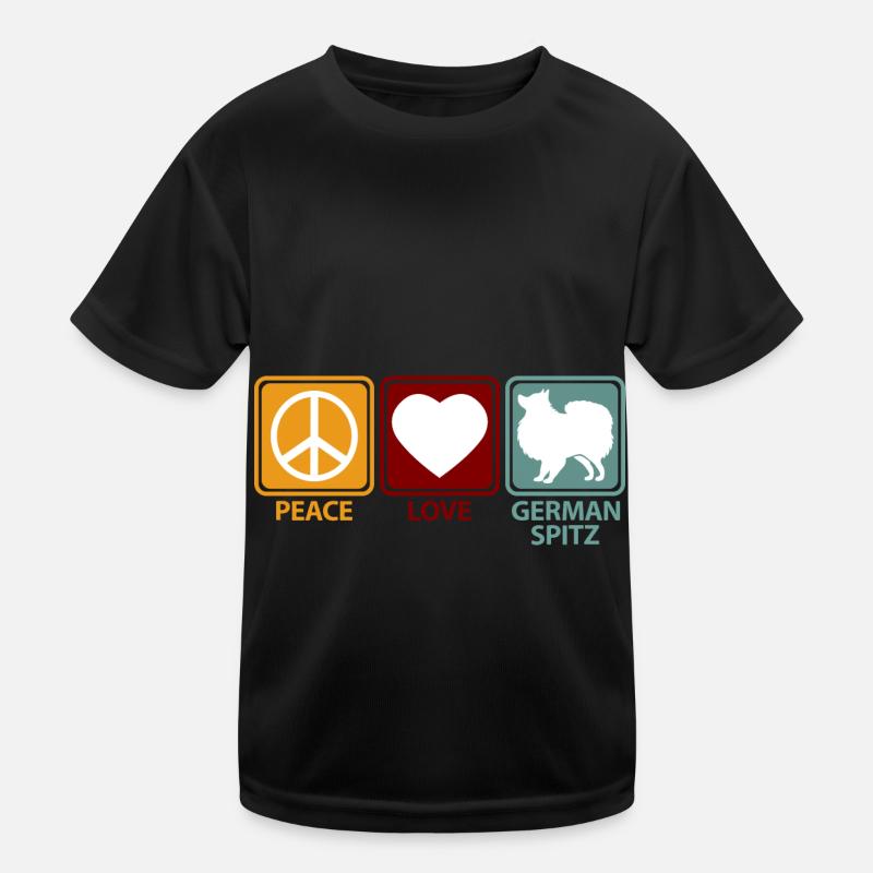 German Deutsche Spitz Spitze Hund Spruch Lustig Kinder Funktions-T-Shirt