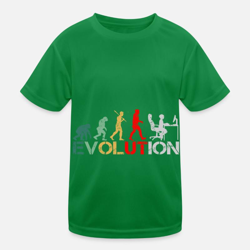 Computer Nerd Programmeur Evolution drôle T-shirt sport Enfant