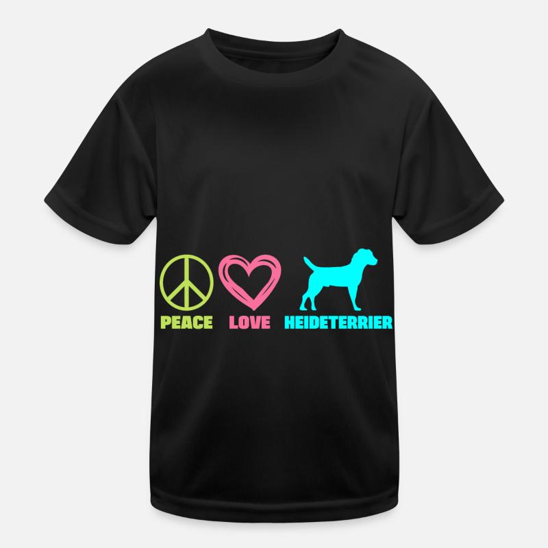 Heather Terrier Mama Paix Amour T-shirt sport Enfant