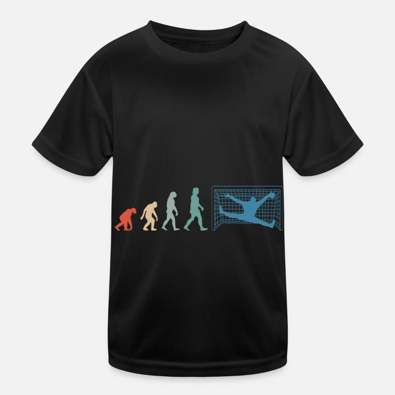 Gardien de handball Gardien gardien de but Evolution Rétro T-shirt sport Enfant