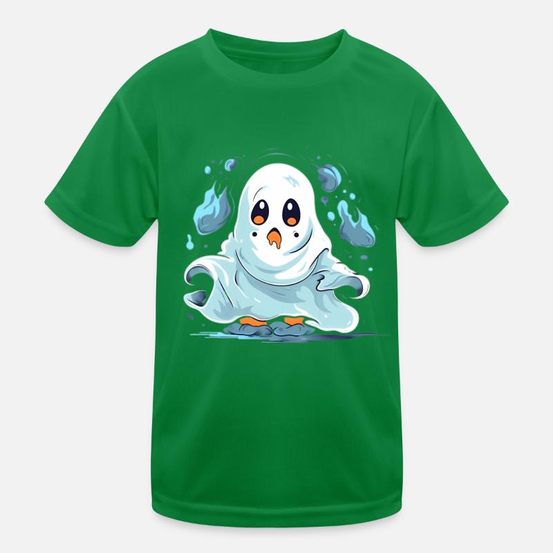 Halloween Geist Süßes Saueres Verkleidung Kinder Funktions-T-Shirt