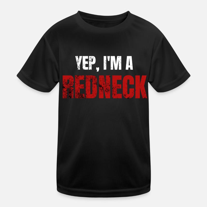 Redneck Sprüche Kinder Funktions-T-Shirt