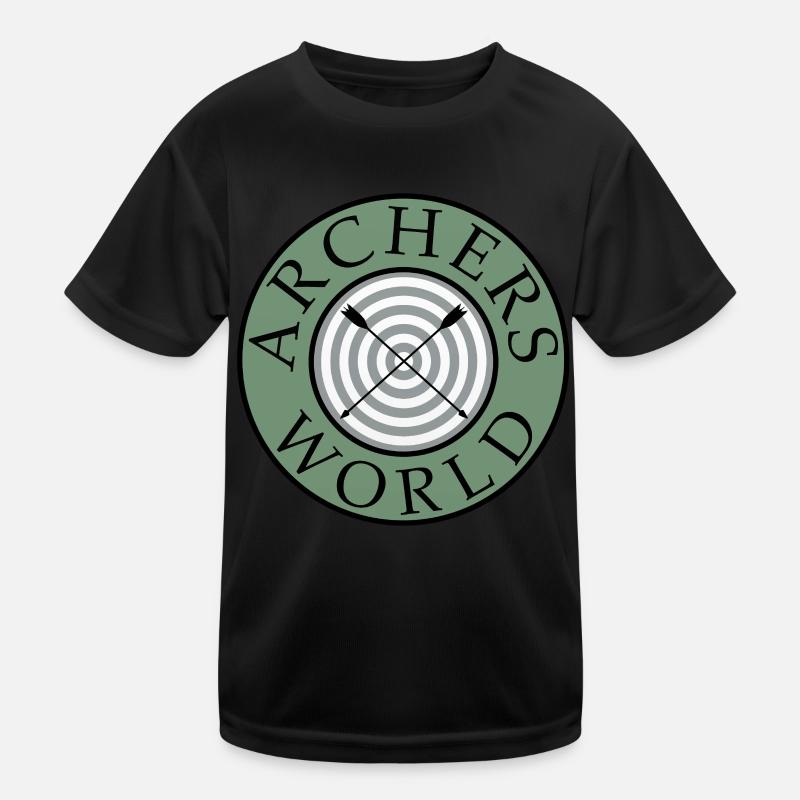 Bogenschießen Bogenschiessen Archery Pfeil Bogen Kinder Funktions-T-Shirt
