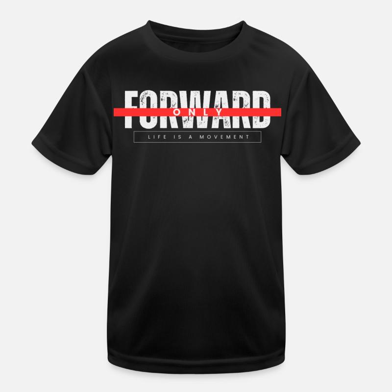 ONLY FORWARD - Kinder Funktions-T-Shirt - Schwarz