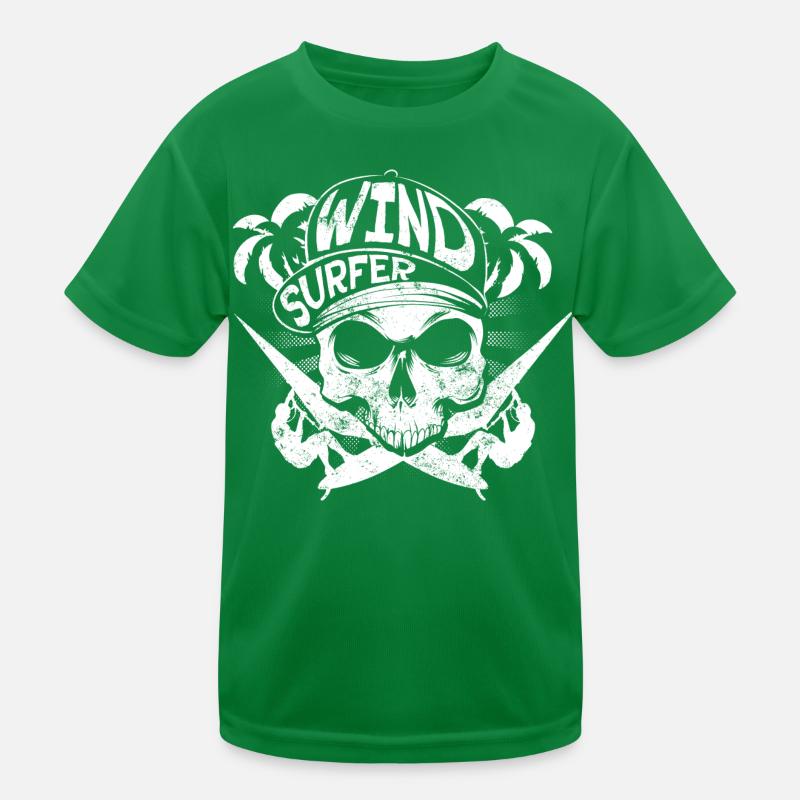 Windsurfers Kids Functional T-Shirt