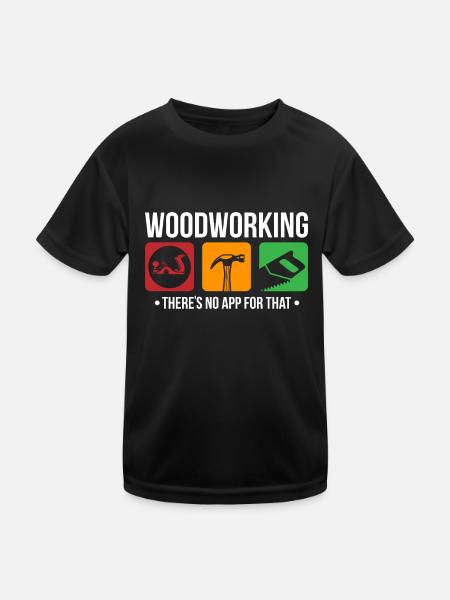 Bricolage menuisier menuisier créatif bricolage cadeau - T-shirt sport Enfant - noir - Devant