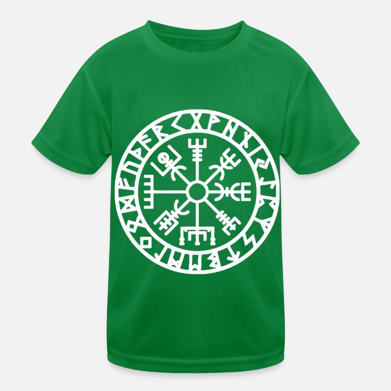 Viking Rune Vegvisir Le Runenkompass T-shirt sport Enfant