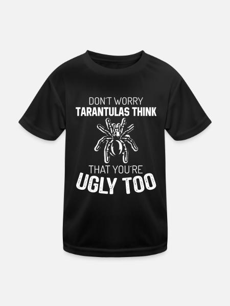 Tarantulas - Kids Functional T-Shirt - black - Front