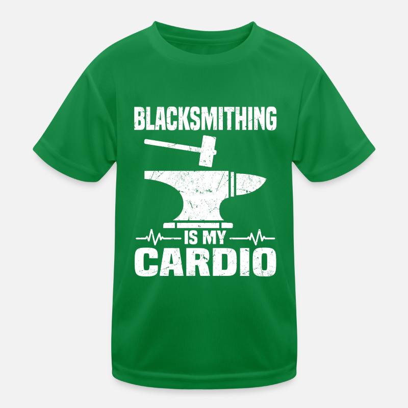 Blacksmith Gifts | Forging Metalsmith Anvil Kids Functional T-Shirt