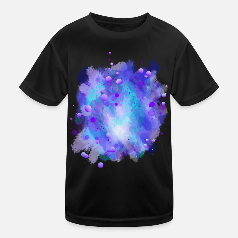 Azure Energy Sphere Kids Functional T-Shirt