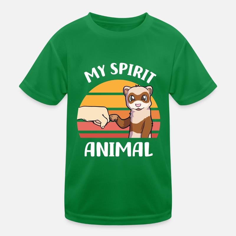 Frettchen Kinder Funktions-T-Shirt