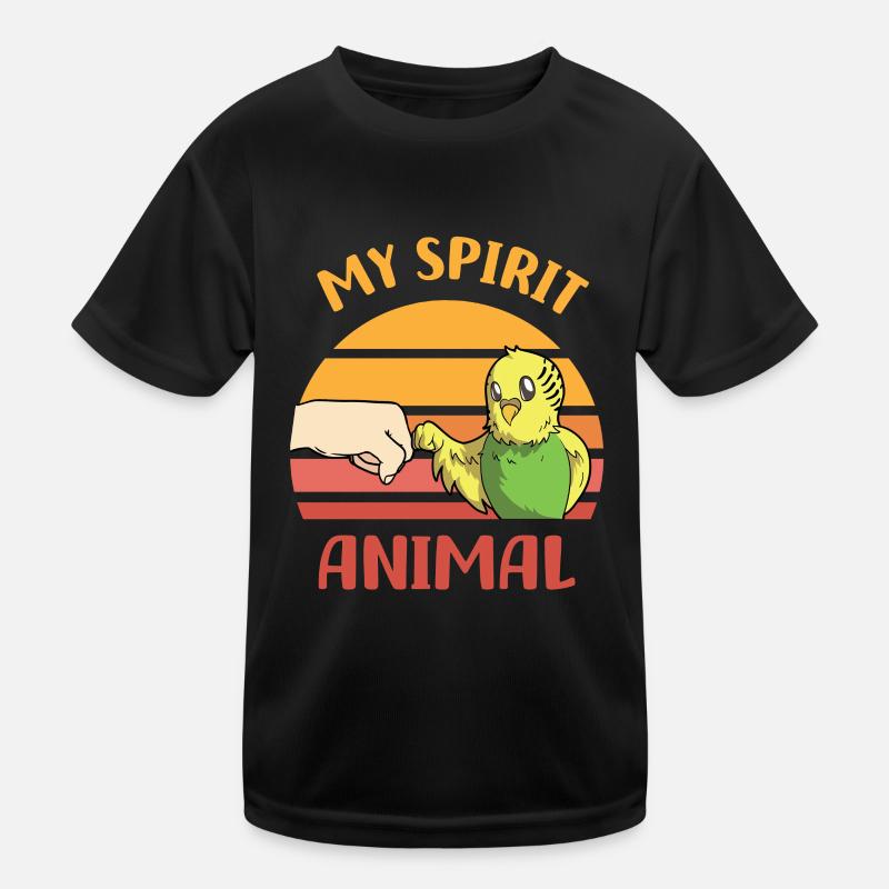 Wellensittich Kinder Funktions-T-Shirt