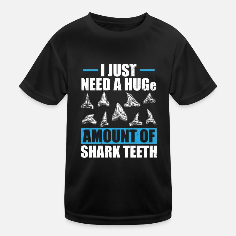 Haifischzahn Sammler Kinder Funktions-T-Shirt