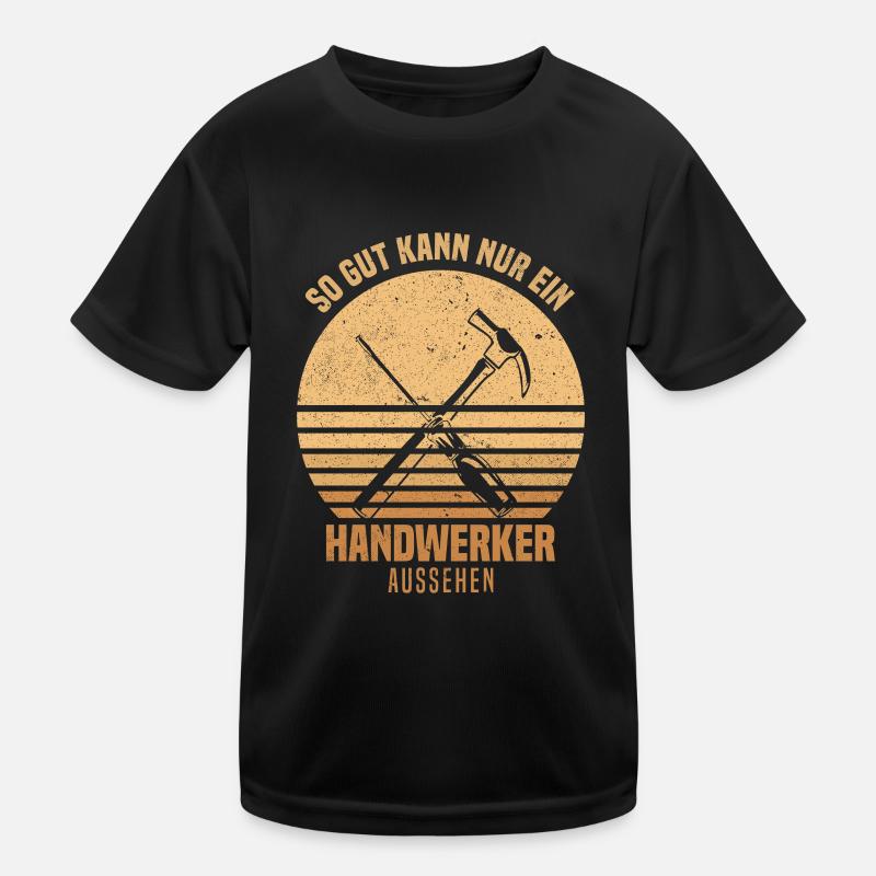 Handwerker Kinder Funktions-T-Shirt