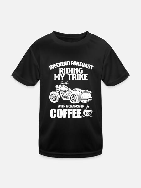 Café Trike - T-shirt sport Enfant - noir - Devant