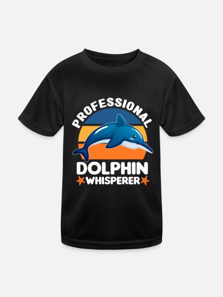 Meeresbiologie | Meeresbiologe Cetologie Geschenke - Kinder Funktions-T-Shirt - Schwarz - Vorne