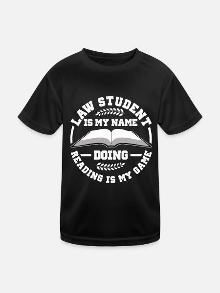 Anwalt - Kinder Funktions-T-Shirt - Schwarz - Vorne
