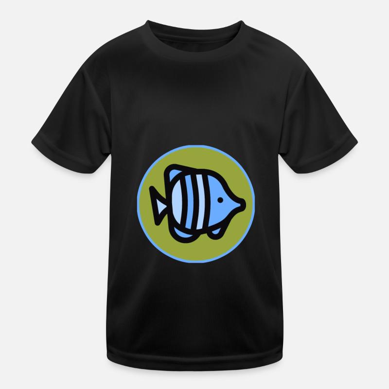 Fish - fish - poison Kids Functional T-Shirt