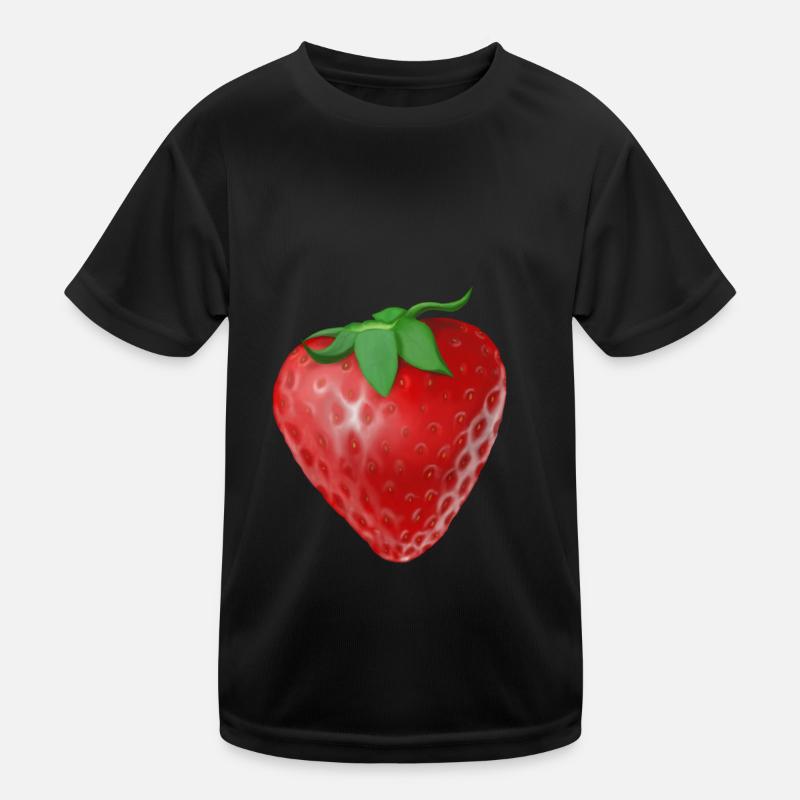 Delicious red strawberry Kids Functional T-Shirt