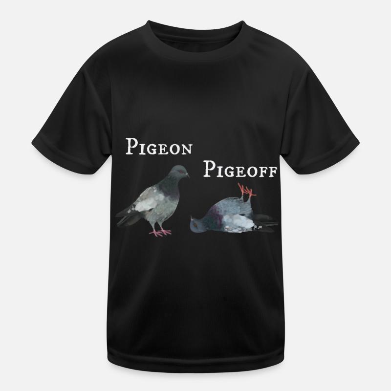 Pigeon à l’avant et au-de l’extérieur T-shirt sport Enfant