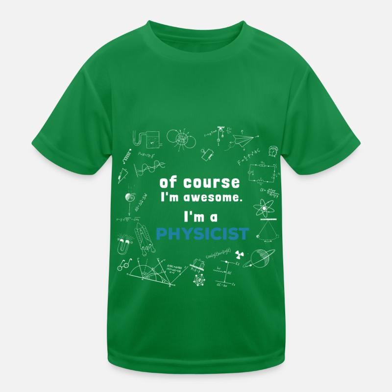 Physicien - Incroyable T-shirt sport Enfant