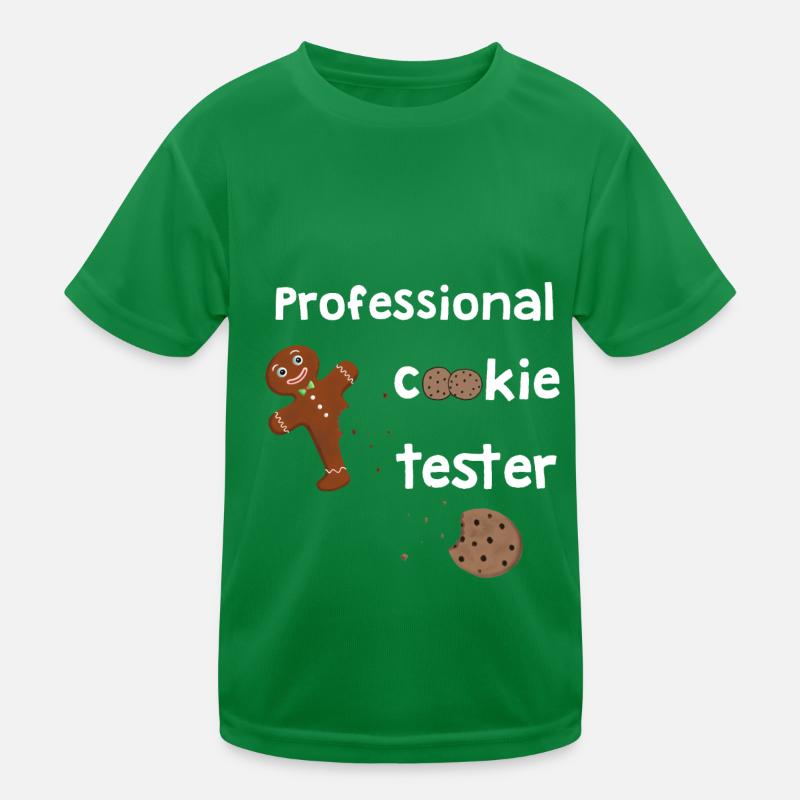 Lebkuchen Professioneller Cookie Tester Kinder Funktions-T-Shirt