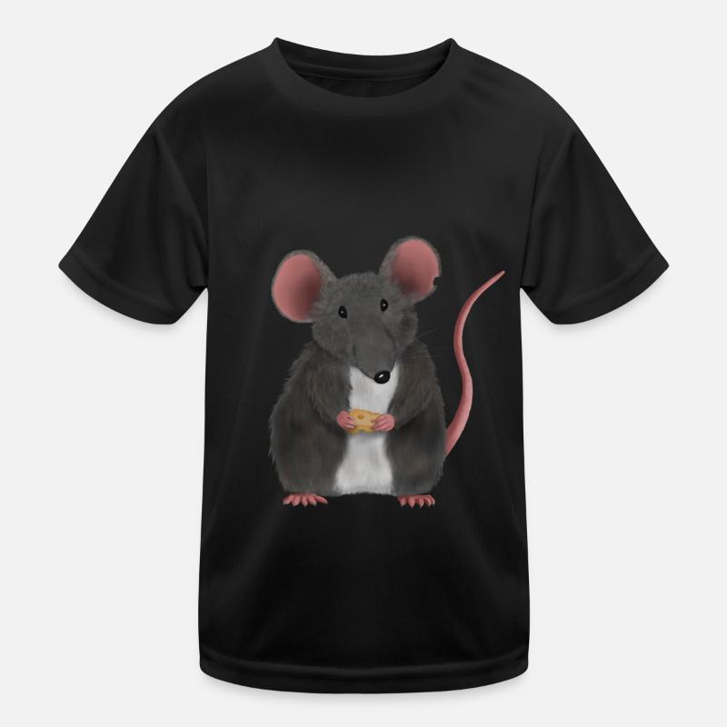 Kleine süße Maus oder Ratte Kinder Funktions-T-Shirt