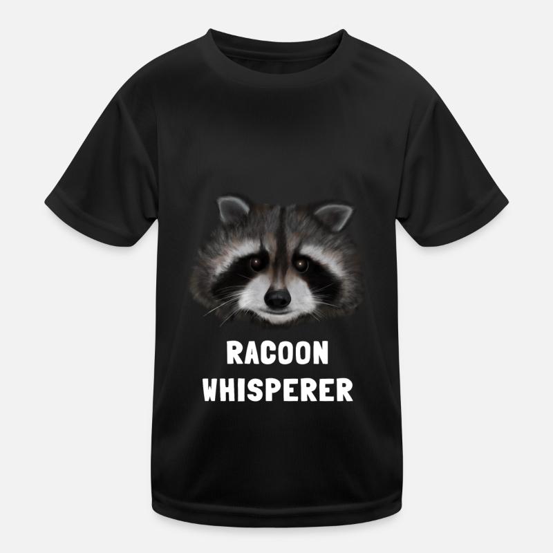 Raccoon Whisperer & Whisperer Kids Functional T-Shirt