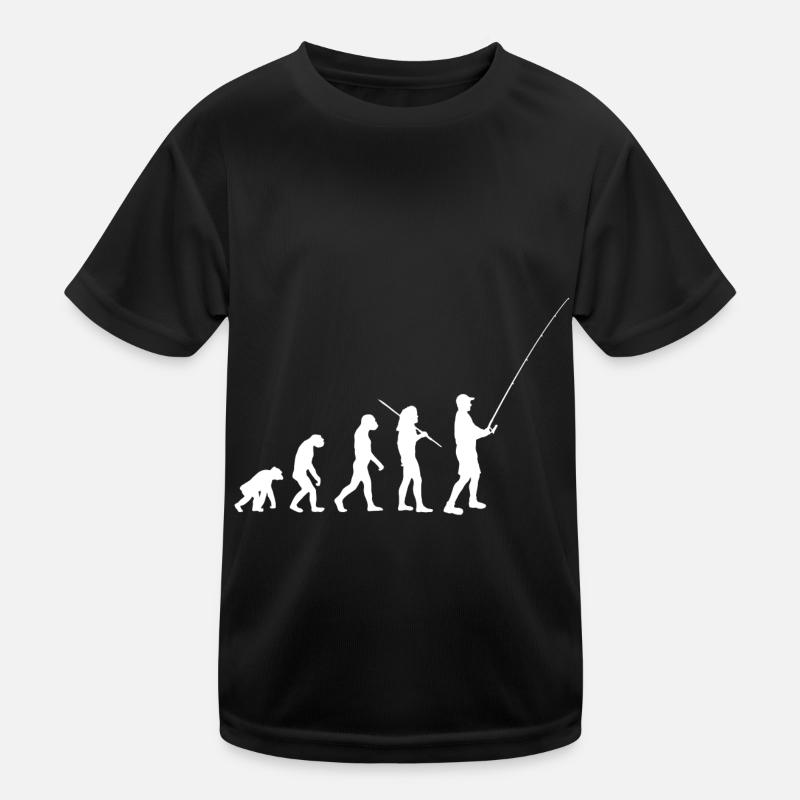 Évolution - pêche et pêche à la ligne T-shirt sport Enfant