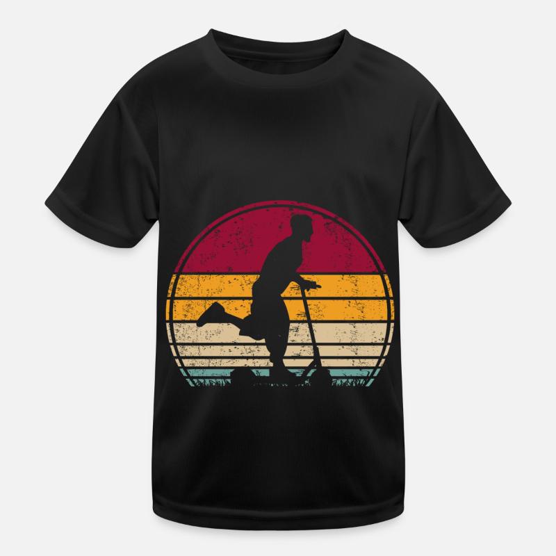 Pedal Scooter E-Scooter Scooter Électrique Rétro Vintage T-shirt sport Enfant