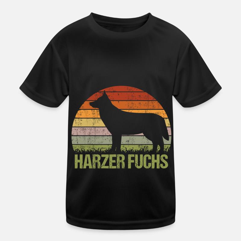 Harzer Fuchs Vintage Retro Kinder Funktions-T-Shirt