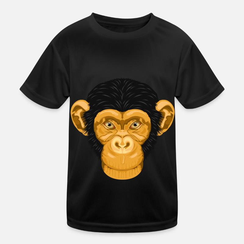 Affe Schimpanse Äffchen Kinder Funktions-T-Shirt