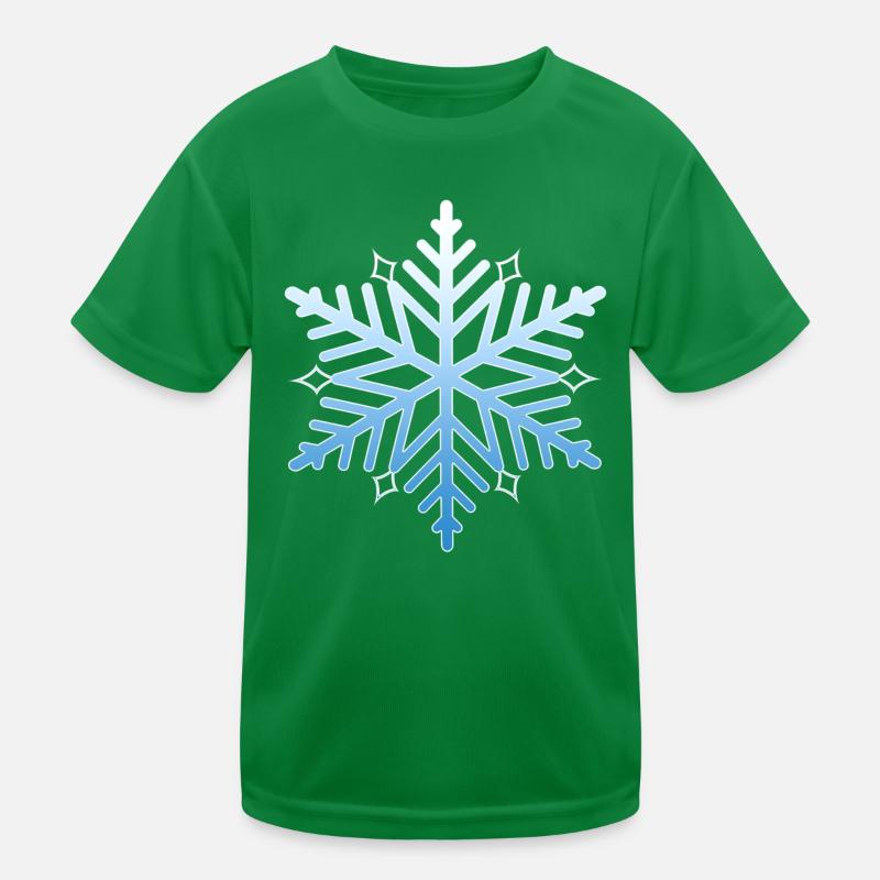 Flocon de neige T-shirt sport Enfant