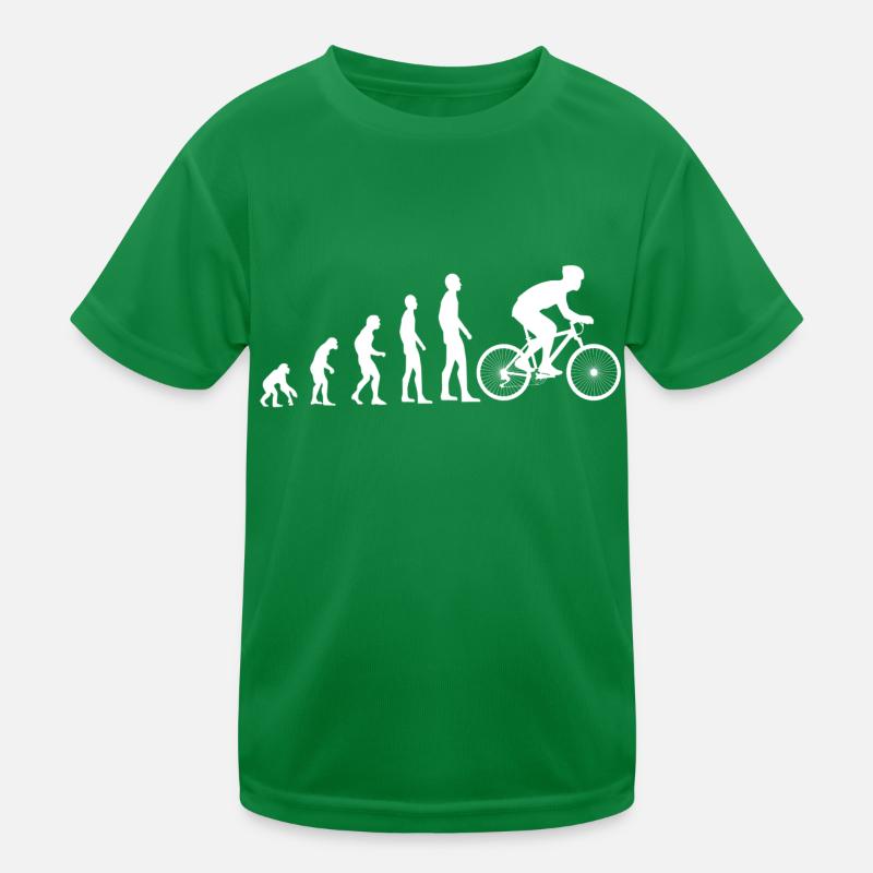 Fahrrad Evolution Kinder Funktions-T-Shirt
