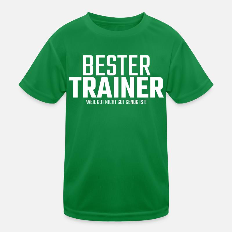 Trainer Geschenkidee Kinder Funktions-T-Shirt