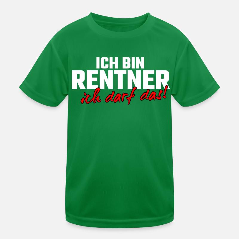 Rentner Kinder Funktions-T-Shirt
