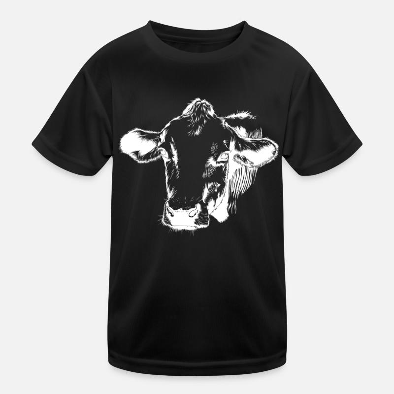 Cow head Kids Functional T-Shirt