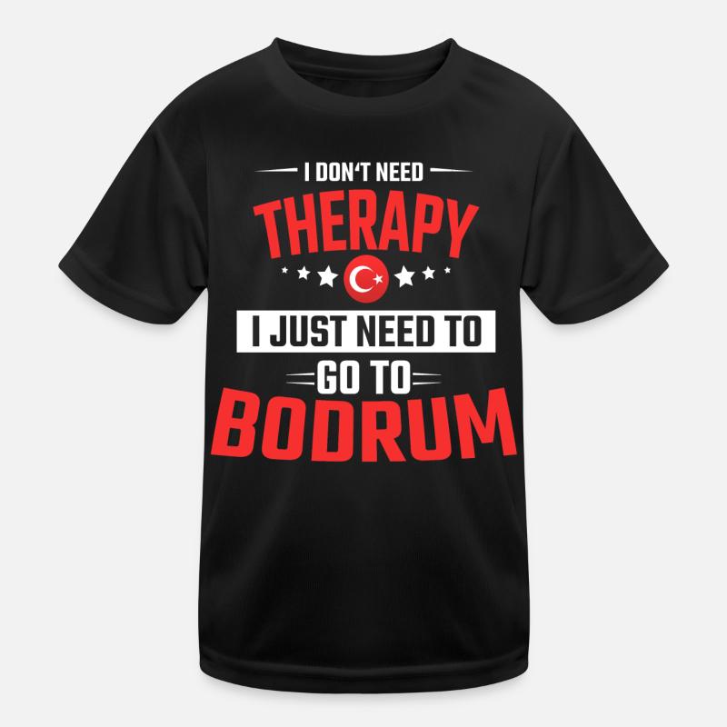 BODRUM TURKEY HOLIDAY Kids Functional T-Shirt