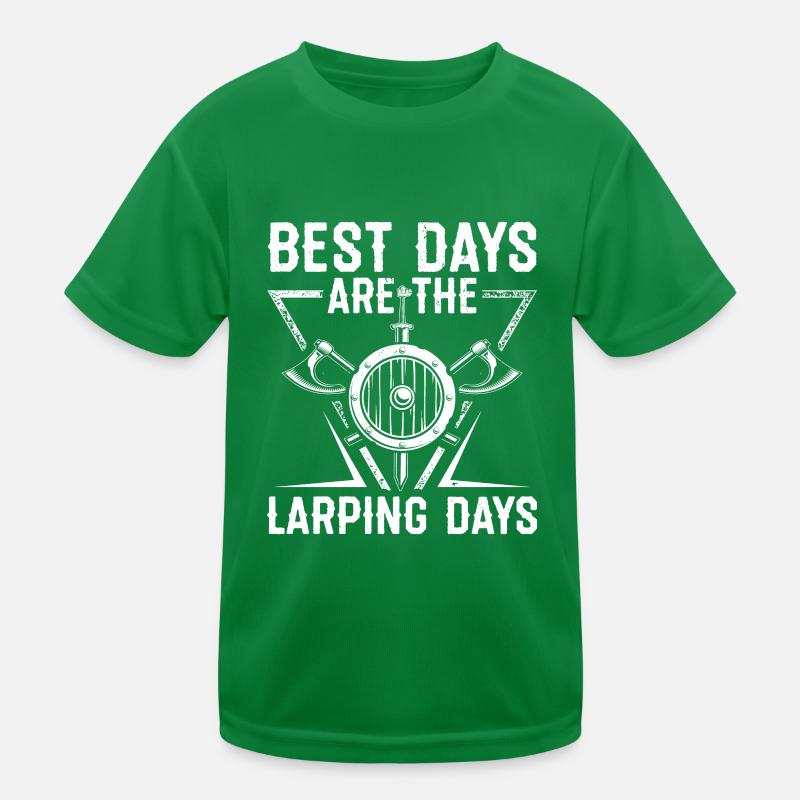 LARP | Larping Mittelalter Ritter Hobby Geschenk Kinder Funktions-T-Shirt
